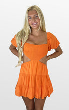 Load image into Gallery viewer, Solid Solution Open Midriff Dress
