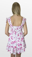 Load image into Gallery viewer, Rosey Pink Smocked Waist Dress