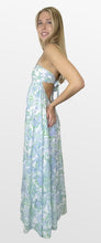 Load image into Gallery viewer, Feel the Ocean Strapless Maxi Dress