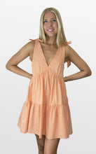 Load image into Gallery viewer, Game Time Gingham Tiered Dress
