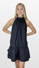 Load image into Gallery viewer, Effortless Flow Halter Dress With Bow