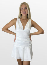 Load image into Gallery viewer, Just a Flirt V Neck Mini Dress