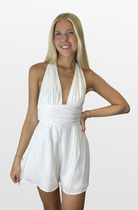 Next Up Halter Romper