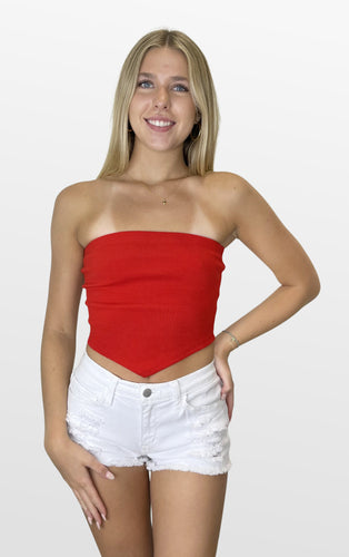 Hot Gamedays Strapless Top