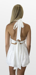 Next Up Halter Romper