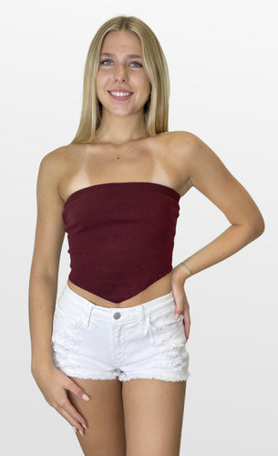 Hot Gamedays Strapless Top