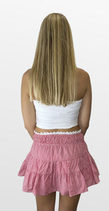 Wild and Free Tiered Gingham Skirt