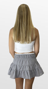 Wild and Free Tiered Gingham Skirt