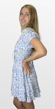 Load image into Gallery viewer, Pure Sweetness Floral Cap Sleeve Mini Dress