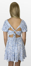Load image into Gallery viewer, Pure Sweetness Floral Cap Sleeve Mini Dress