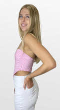 Load image into Gallery viewer, Chic Chevron Corset Top