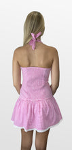 Load image into Gallery viewer, Sweet Summer Gingham Halter Dress