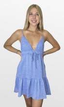 Load image into Gallery viewer, Blue Lines Sundress