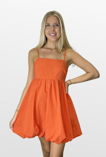 Fair Game Babydoll Bubble Hem Dress