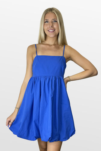 Fair Game Babydoll Bubble Hem Dress