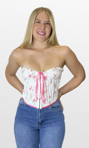 Just a Peep Corset Top