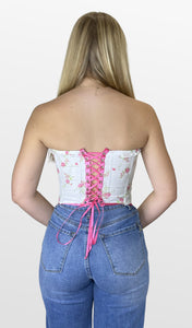 Just a Peep Corset Top