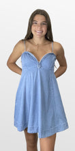 Load image into Gallery viewer, Let Me Be Free Denim Swing Dress