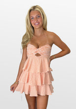 Load image into Gallery viewer, Tailgate Twist Strapless Dress