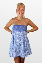 Load image into Gallery viewer, Blue Breeze Mini Dress