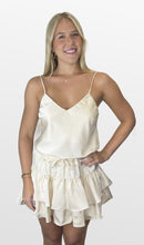 Load image into Gallery viewer, A Bit of A Flirt Silky Tiered Skirt
