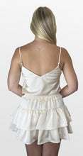 Load image into Gallery viewer, A Bit of A Flirt Silky Tiered Skirt