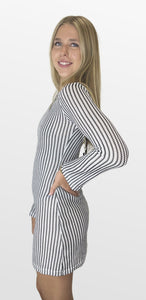 Subtle Stripes Knit Dress