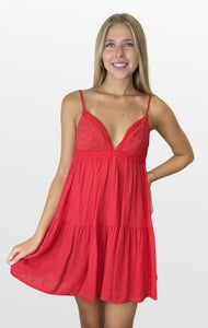 Brilliant Red Sundress
