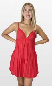 Brilliant Red Sundress
