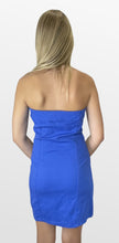 Load image into Gallery viewer, Fun Game Front Zip Strapless Dress