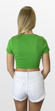 Load image into Gallery viewer, Everyday Cropped V Neck Tee