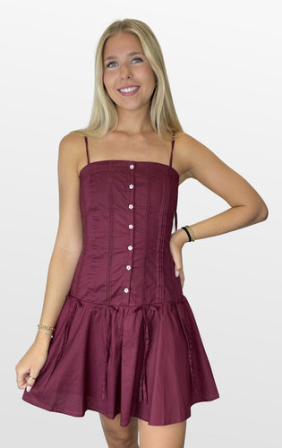 Game Winner Drop Waist Dress