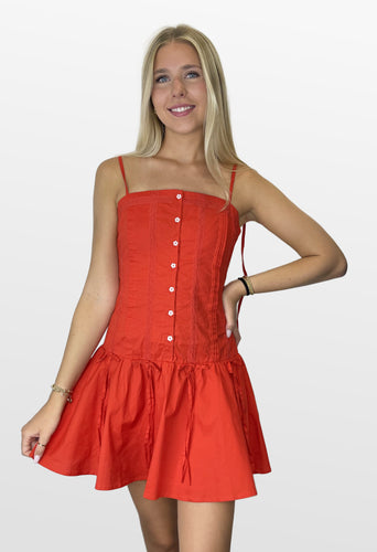 Game Winner Drop Waist Dress