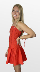 Game Winner Drop Waist Dress