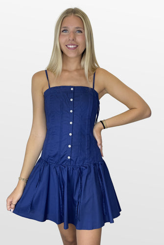 Game Winner Drop Waist Dress