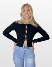 Load image into Gallery viewer, Before Midnight Bow Detail Sweater