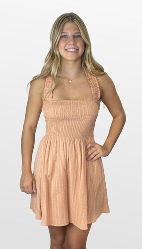 Texas Rose Smocked Top Dress