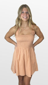 Texas Rose Smocked Top Dress
