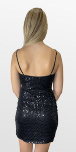 She Sparkles Slip Dress