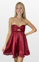 Load image into Gallery viewer, Celebrate With a Twist Strapless Dress