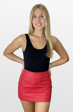 Load image into Gallery viewer, Perfect Choice Faux Leather Skirt