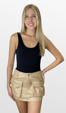 Load image into Gallery viewer, Urban Pocket Faux Leather Mini Skirt