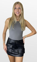 Load image into Gallery viewer, Urban Pocket Faux Leather Mini Skirt