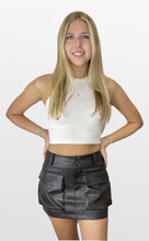 Load image into Gallery viewer, Rough Rider Faux Leather Skirt