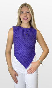 Crossover Sleeveless Sweater