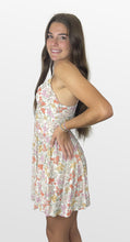 Load image into Gallery viewer, Golden Bloom Corset Dress