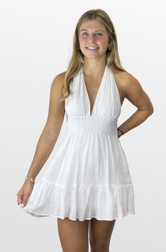cute white gameday dresses Game Day White Dress