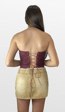 Load image into Gallery viewer, Color Match Low Rise Denim Skirt