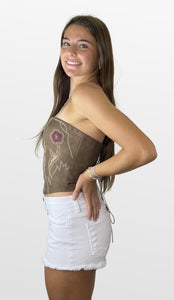 Western Front Corset Top