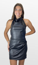 Load image into Gallery viewer, High Note Faux Leather Dress